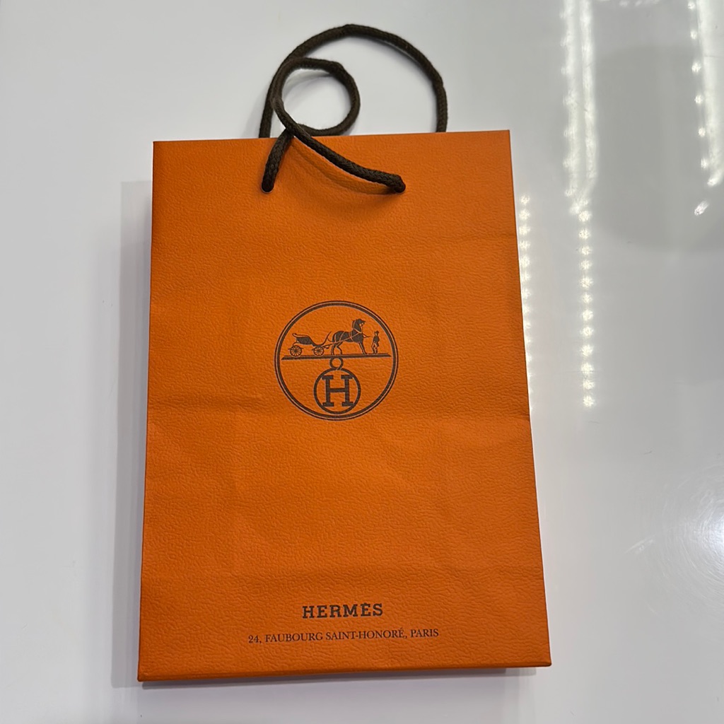 Authentic Hermes Shopping Bag